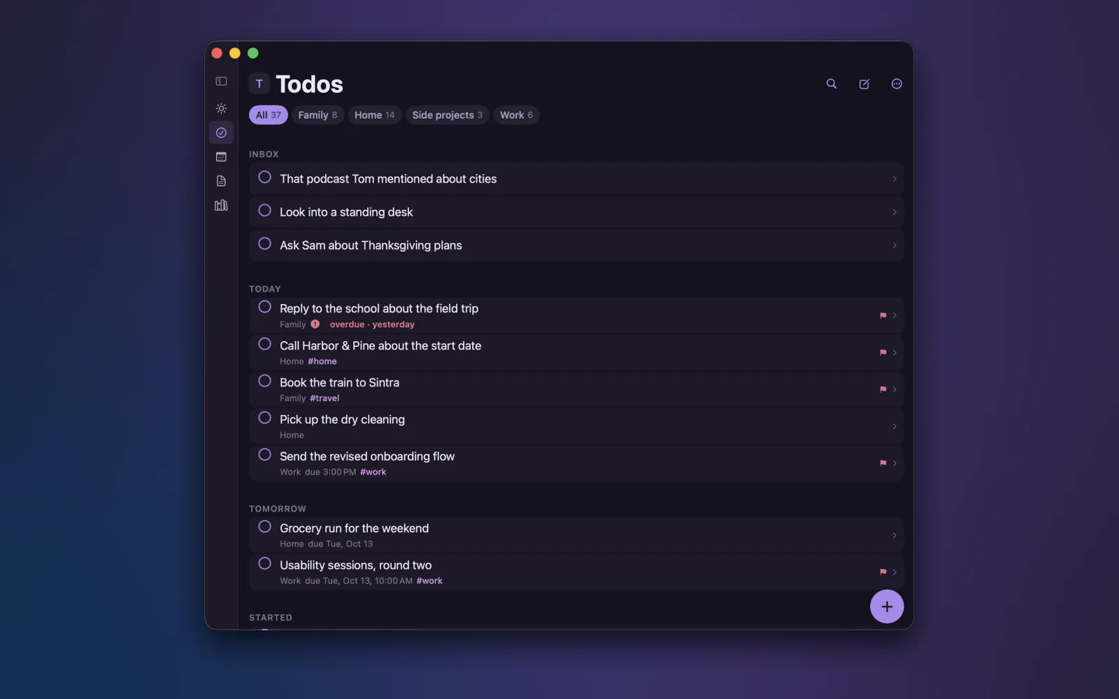 Todos on Mac